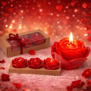 Romantyczne świeczki - róże